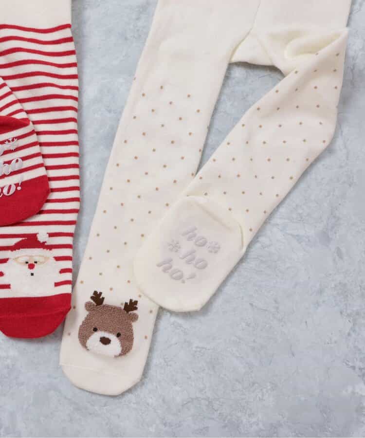 クリスマスモチーフタイツ