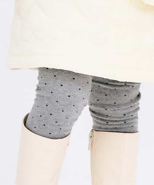 ★SALE★チューリップモチーフドットタイツ