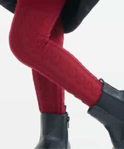 ハートケーブルタイツ