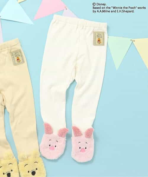 ディズニーキャラクター/くまのプーさん/つま先モチーフタイツ