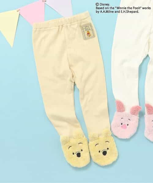 ディズニーキャラクター/くまのプーさん/つま先モチーフタイツ