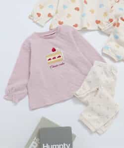 ハート＆ケーキモチーフキルトパジャマ
