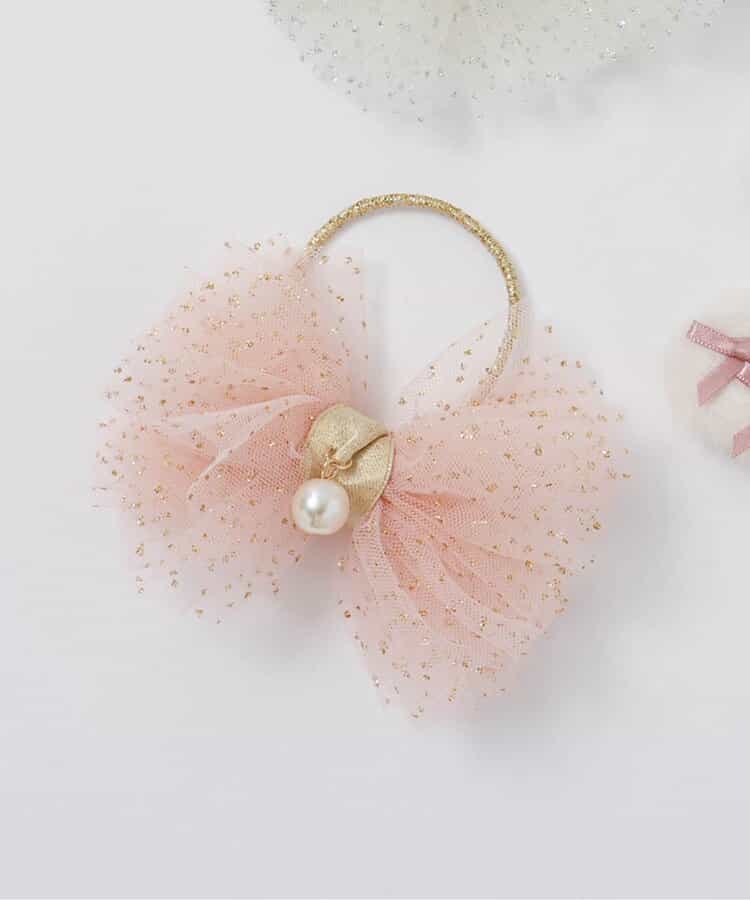 シアーリボンヘアゴム