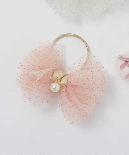 シアーリボンヘアゴム