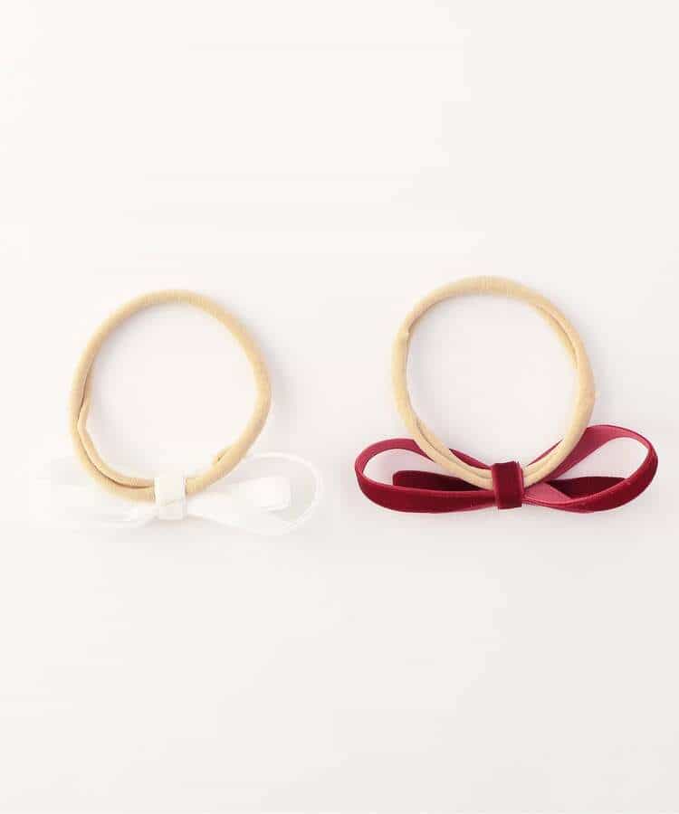 【2Pセット】ベロアリボンヘアゴムセット_993638