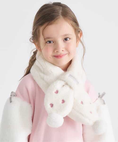 ハート・さくらんぼボアマフラー