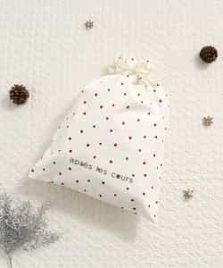 星・ストライプ・ハート柄ギフト巾着（中）【セルフラッピングにおすすめ】