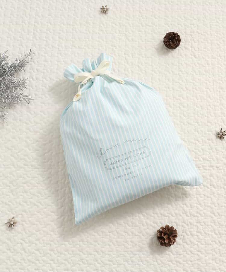 星・ストライプ・ハート柄ギフト巾着（中）【セルフラッピングにおすすめ】