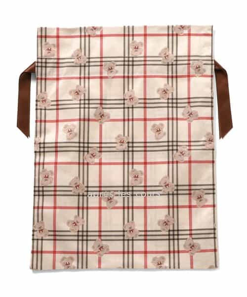 tiny bear・ハート柄ギフト巾着（S）【セルフラッピングにおすすめ】