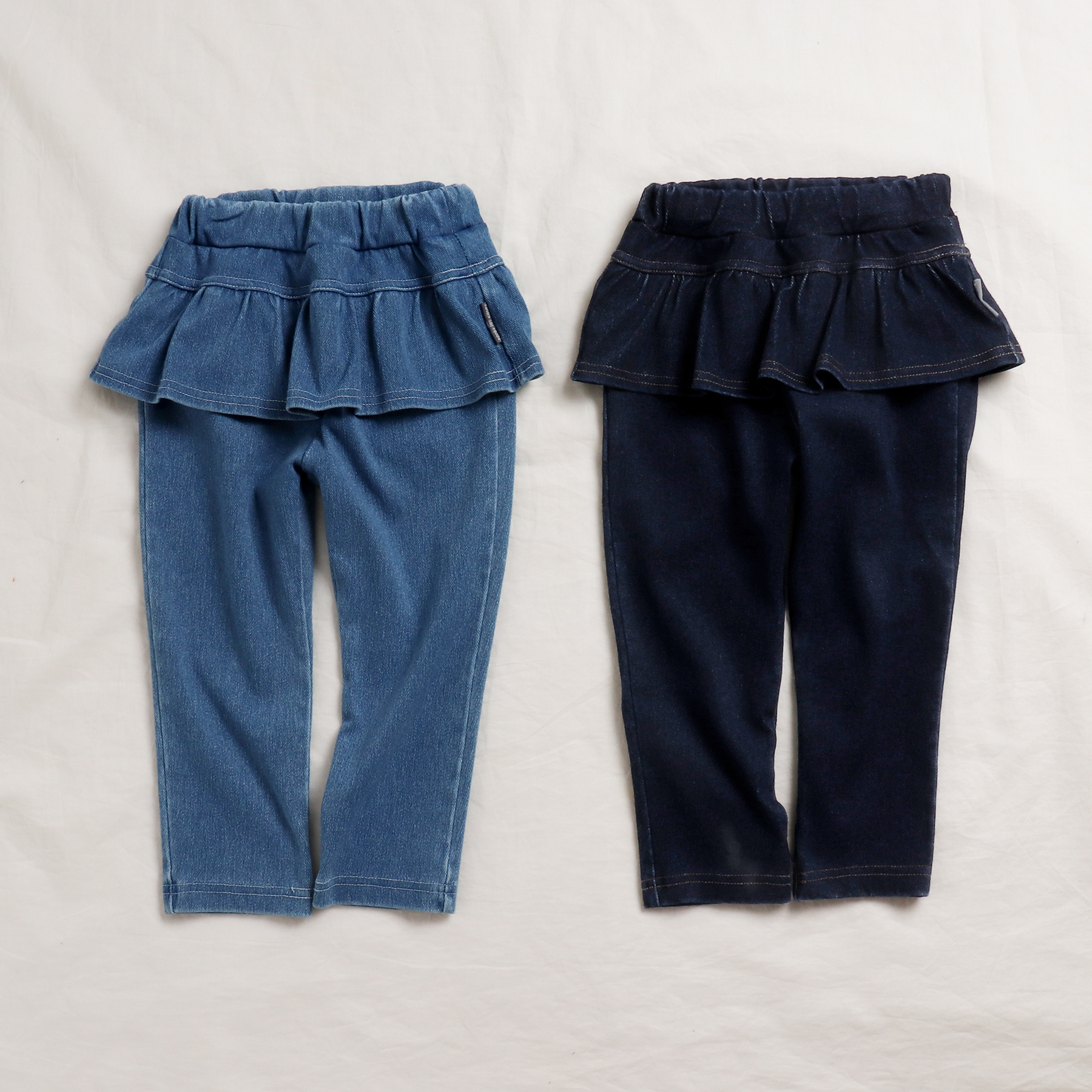 ペプラムデニム/7days Style pants